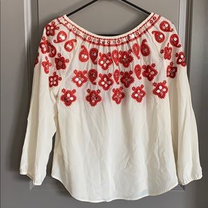 Tory Burch Embroidered Blouse